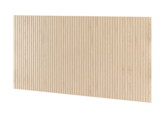 Sänggavel vägghängd trä 120cm Natur