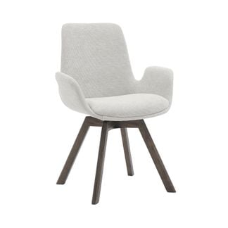 Chiara stol ljusbeige smoked oak