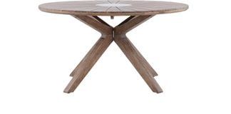 Rosario matbord brun ø140
