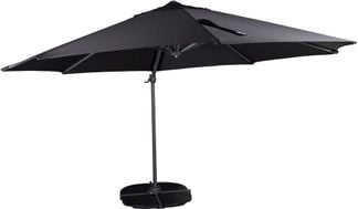 Leeds parasoll svart ⌀350