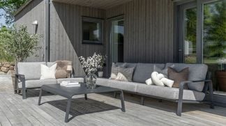 Jonstorp modulsoffa 70+70+90+90+90 antracit