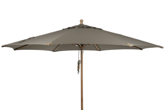 Parma träparaoll 3,5 m/taupe FSC