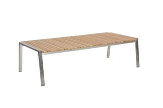 Naos 140x75 H40 teak/rostfr