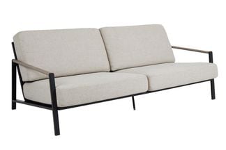 Lyra soffa 2,5 svart m dyna