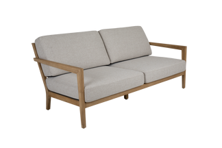 Populär soffa teak 2,5 m dyna