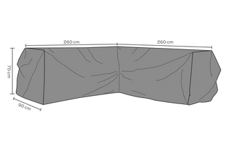 Skydd 260/260x70x90 andas