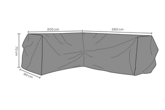 Skydd 260/205x70x90 andas
