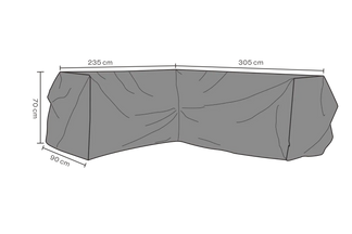 Skydd 305/235x70x90 andas