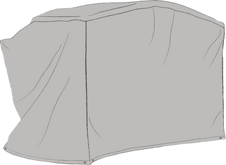 Möbelskydd hammock grå