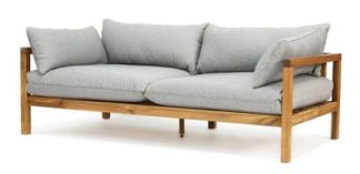 Marion soffa akacia/grå polyester