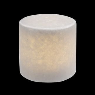 Marble vit XL silk matt äkta marmor bordsljus