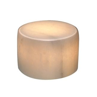 MARBLE vit L äkta marmor bordsljus