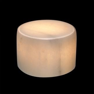 MARBLE vit L äkta marmor bordsljus