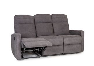 Asila recliner 3-sits mörkgrå tyg