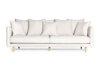 Segelskären soffa whitewash/beige linne