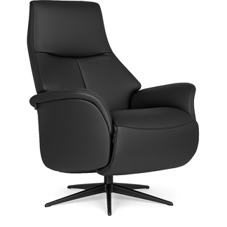 Skagen fåtölj semi-anilin skinn (svart 374)