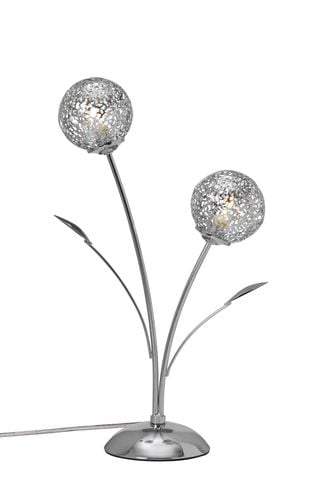 Etsy bordslampa krom