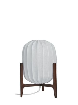 Prisma table dark ash / white