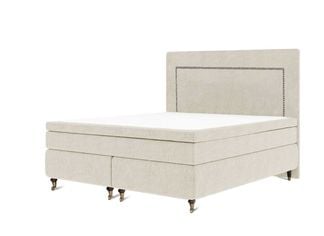Classic deluxe kontinentalsäng 180x200 beige inkl. gavel