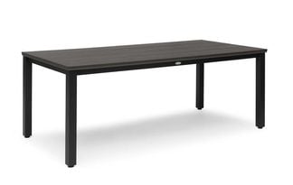 Nydala matbord 96x220 grå/svart
