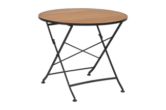 Brewer ø85 h73 cm svart/teak