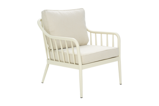 Coleville fåtölj pearl white/dot beige