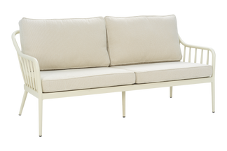 Coleville 3-sits soffa pearl white/dot beige