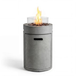 Concrete eld piedestal rund