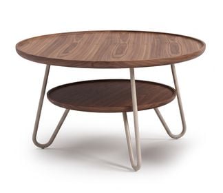 DC03 soffbord D90cm valnöt caramel