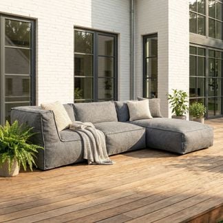 Skärgård divansoffa antracit