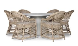 Floby matbord med camilla stolar