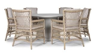 Floby matbord med Tylösand stolar