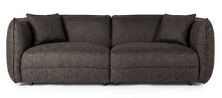 Florence 3-sits soffa brun