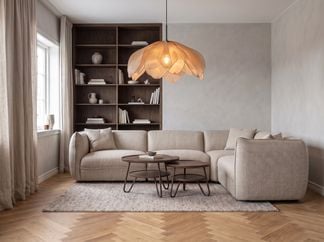 Florence hörnsoffa beige