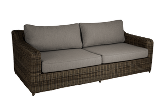 Glendon 3-sits soffa dark brown/soft moose