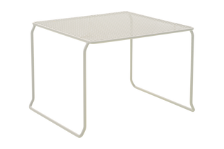Haru lounge bord 54x54 pearl white