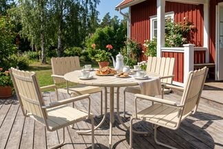Holmsund matgrupp beige/beige