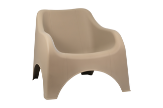 Kumo loungefåtölj taupe