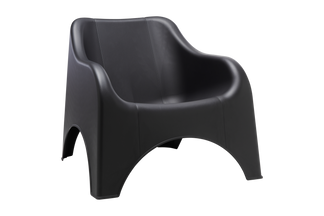 Kumo loungefåtölj svart