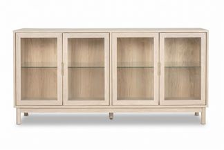 La roche sideboard glasluckor whitewash