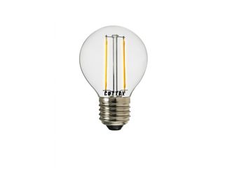 E27 Filament 2W Klot Klar