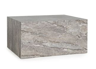 Gärdet soffbord 60x80cm grå/marmorlook