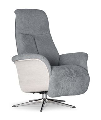 Lyngen fåtölj fårskinn (grå 193)