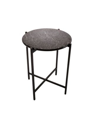 Marbilus sidobord svart marmor