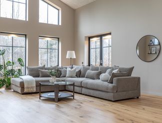 Mira soffa med öppet avslut höger