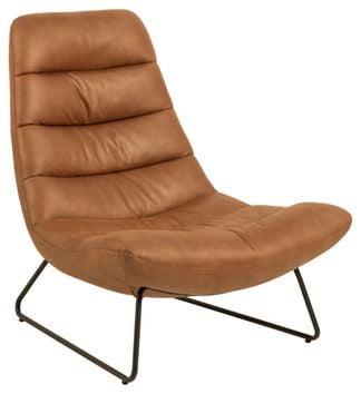 Milton lounge fåtölj cognac