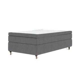 Classic deluxe kontinentalsäng 120x200 mörkgrå