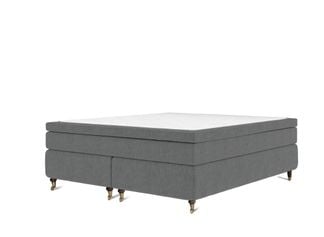 Classic deluxe kontinentalsäng 160x200 mörkgrå