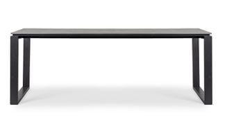 Olsby matbord 210 cm grå/svart