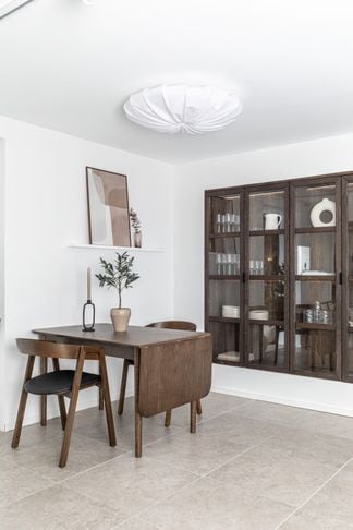 Oskar matgrupp rökt ek 120x80cm + klaff med Hans stolar